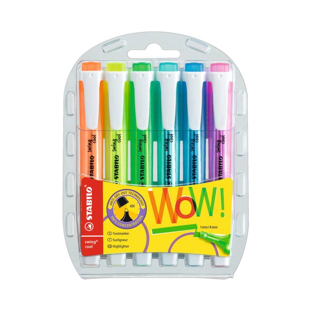 Swing Cool Leuchtmarker 6er Set