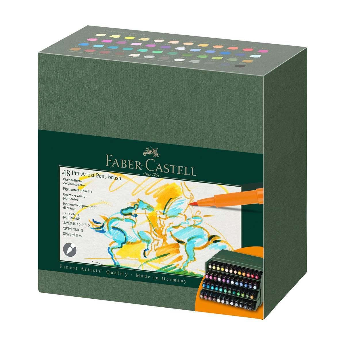 Faber-Castell PITT Artist Pen Atelierbox 48er kaufen | MeinStift