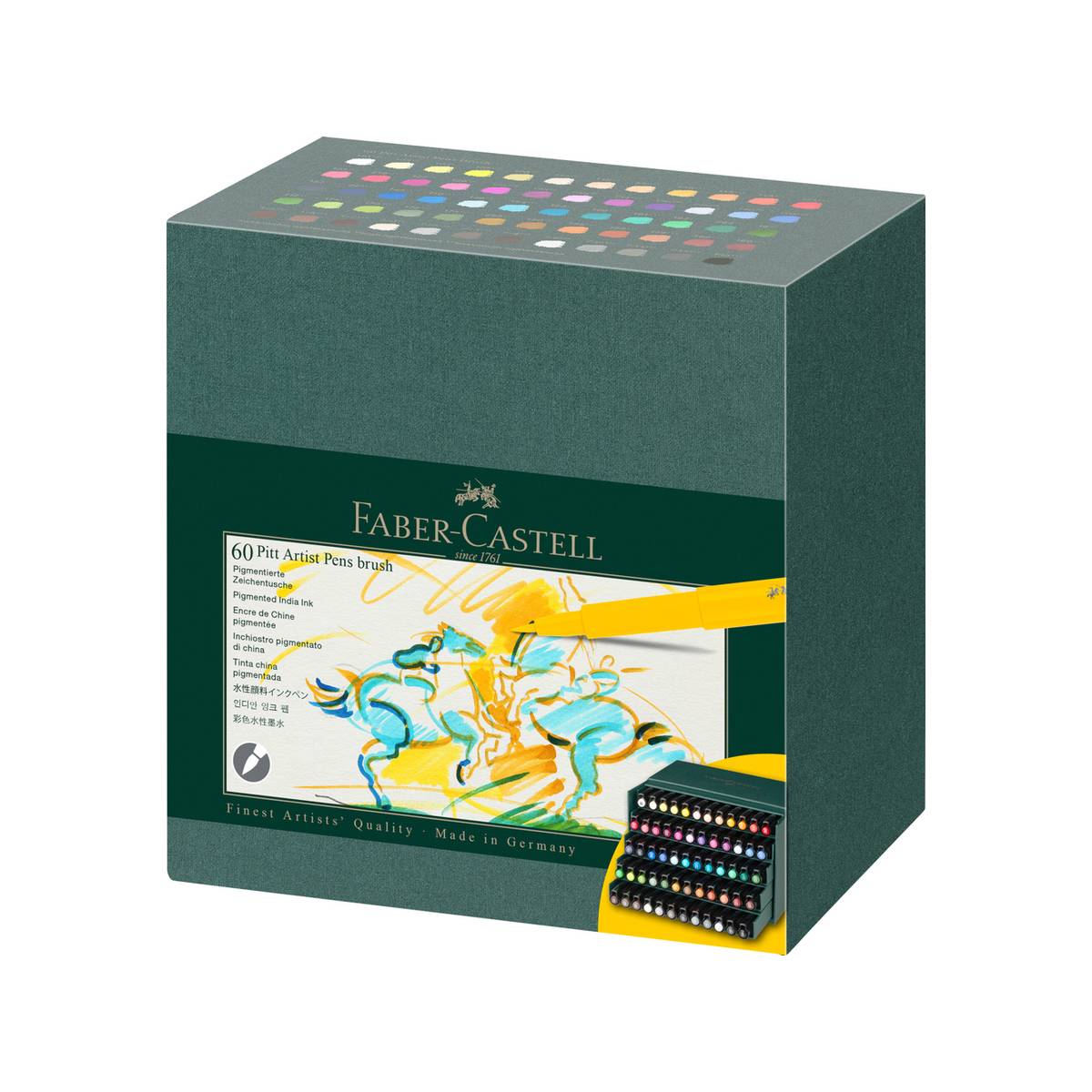 Faber-Castell PITT Artist Pen Atelierbox 60er kaufen | MeinStift