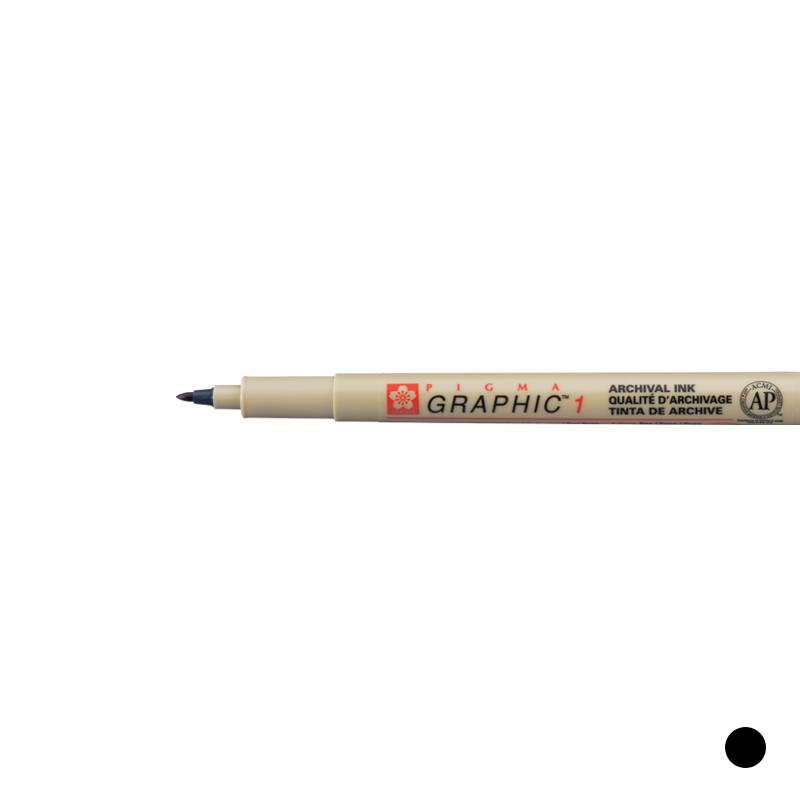 Pigma Graphic Pen 1mm schwarz