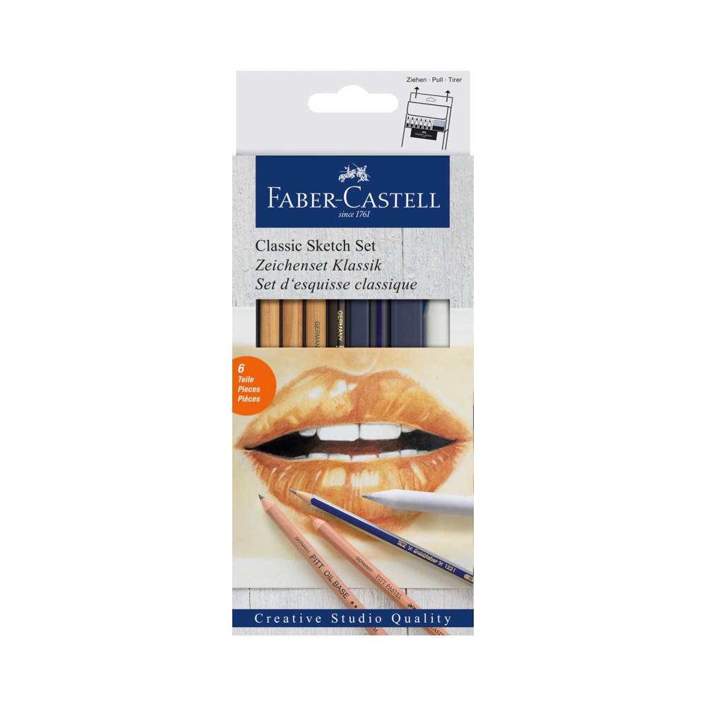 Goldfaber Classic Sketch Set Monochrome 6-teilig