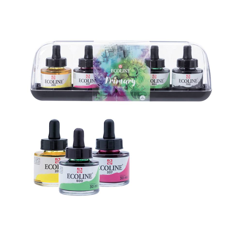 ECOLINE Wasserfarbe 5er Set Primary