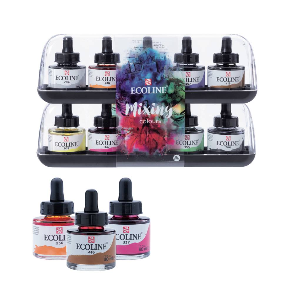 Talens ECOLINE Wasserfarbe 10er Set Basic kaufen | MeinStift