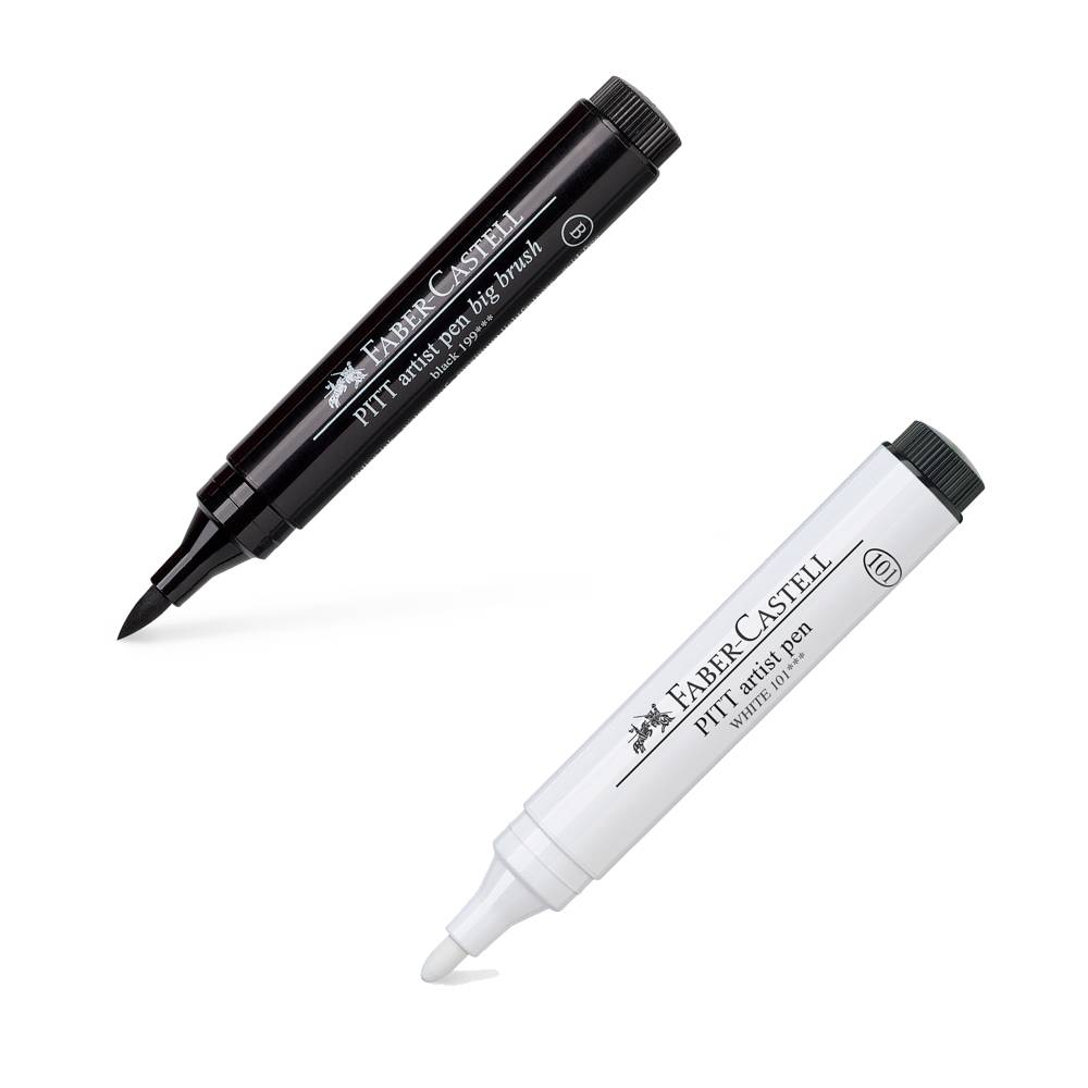 Faber-Castell - PITT Artist Pen Big Brush 2er Set