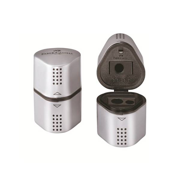 Dreifachspitzdose silber