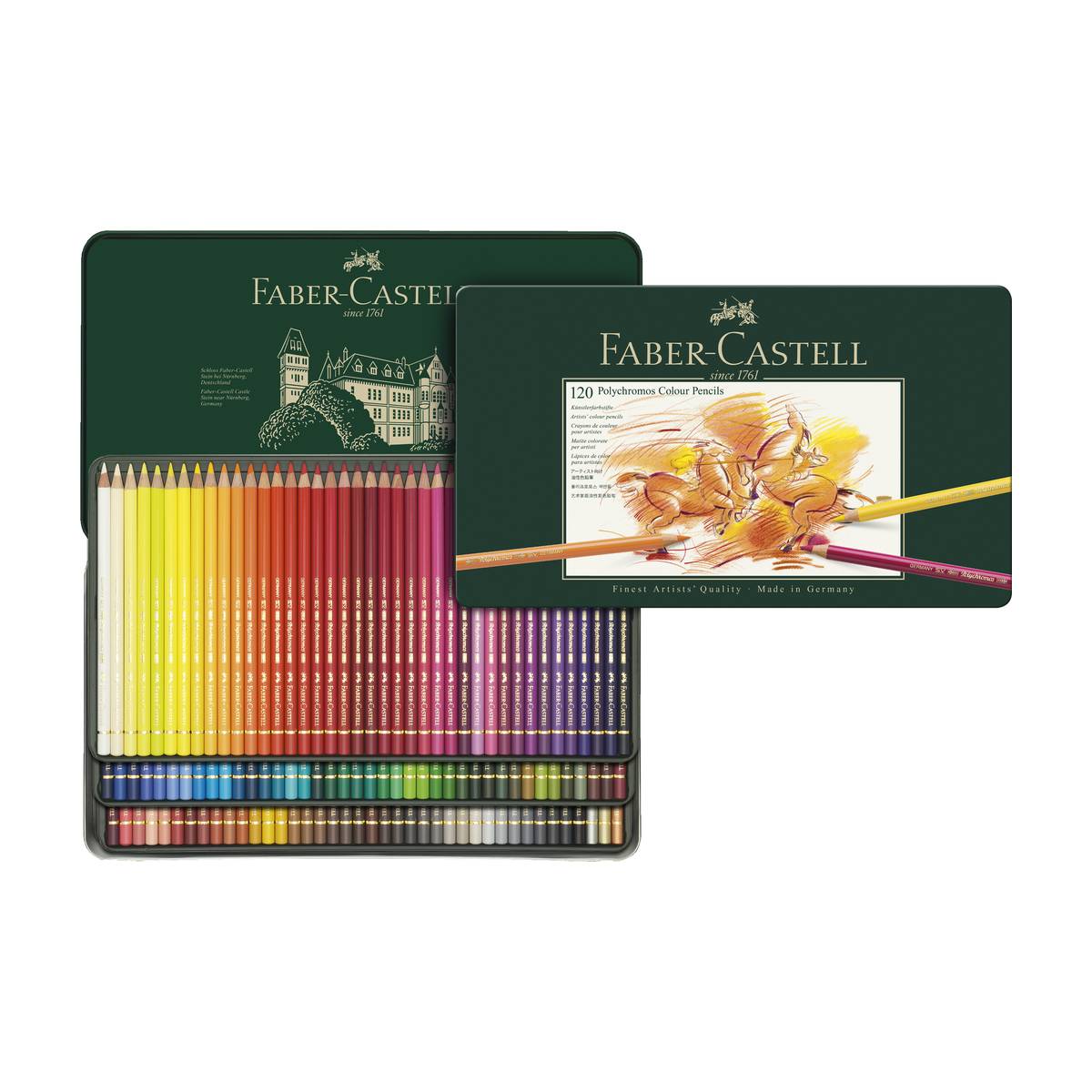 Faber-Castell Polychromos Künstlerfarbstifte 120er | MeinStift