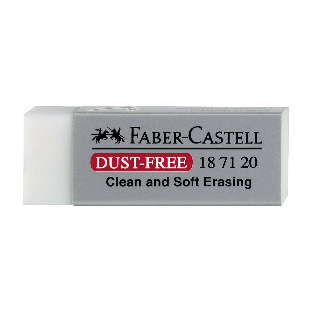 Kunststoff-Radiergummi Dust-Free weiss