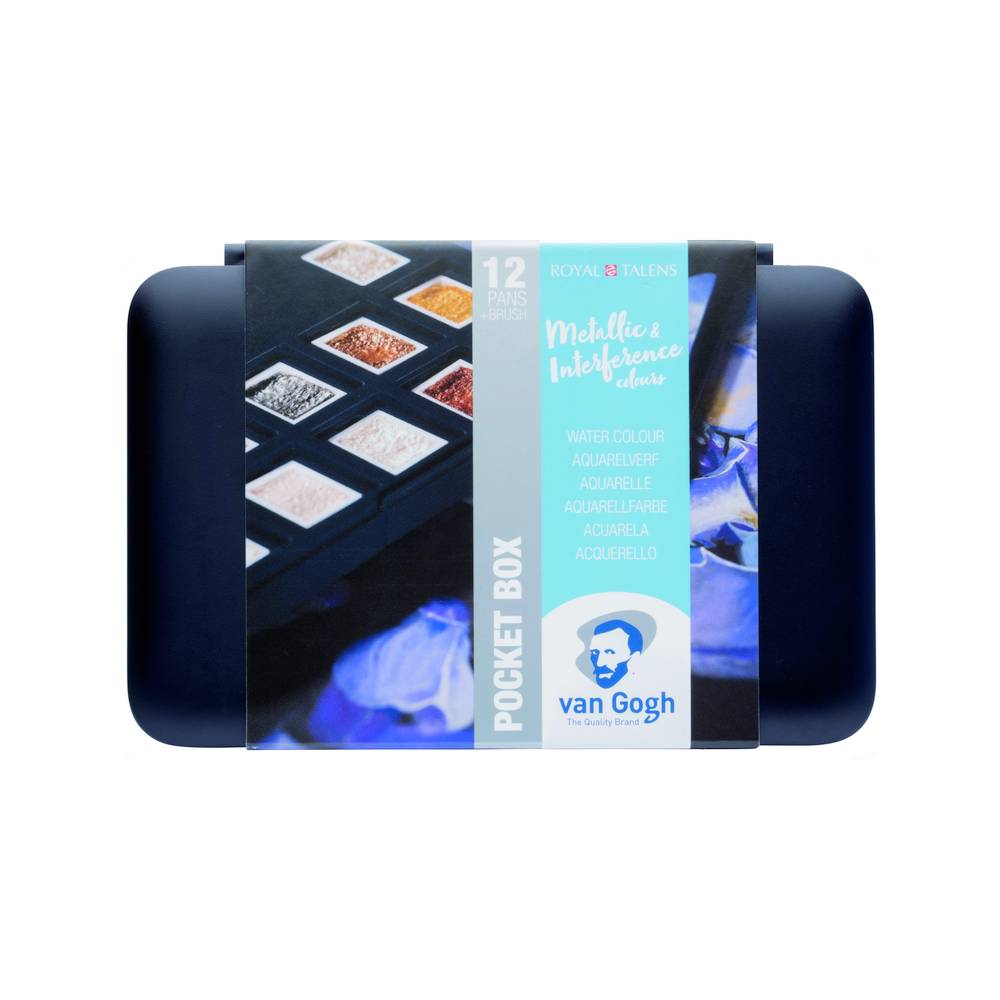 Van-Gogh - Aquarell Pocket Box Metallic Edition