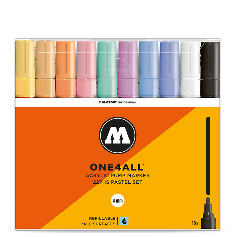 Acrylstifte Pastell 10er Set