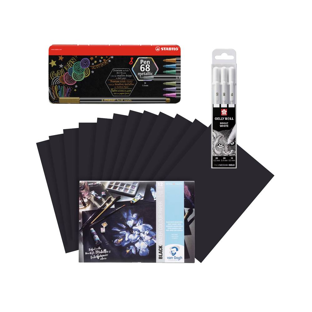 MeinStift Weiss küsst Metallic Kreativ Set kaufen | MeinStift