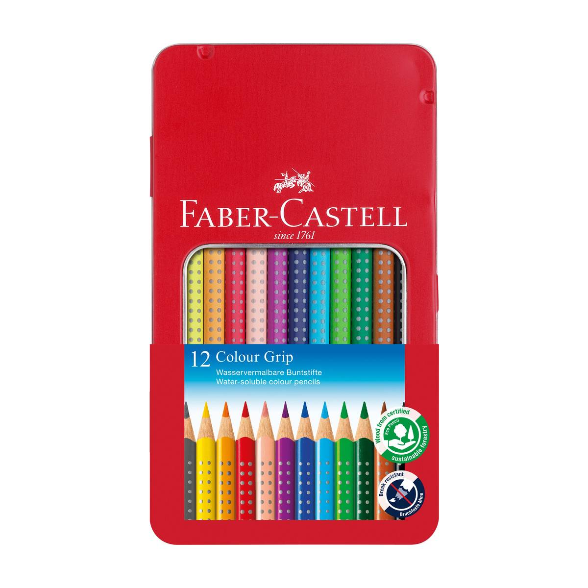 Grip 2001 Crayons de Couleur 12 Pièces