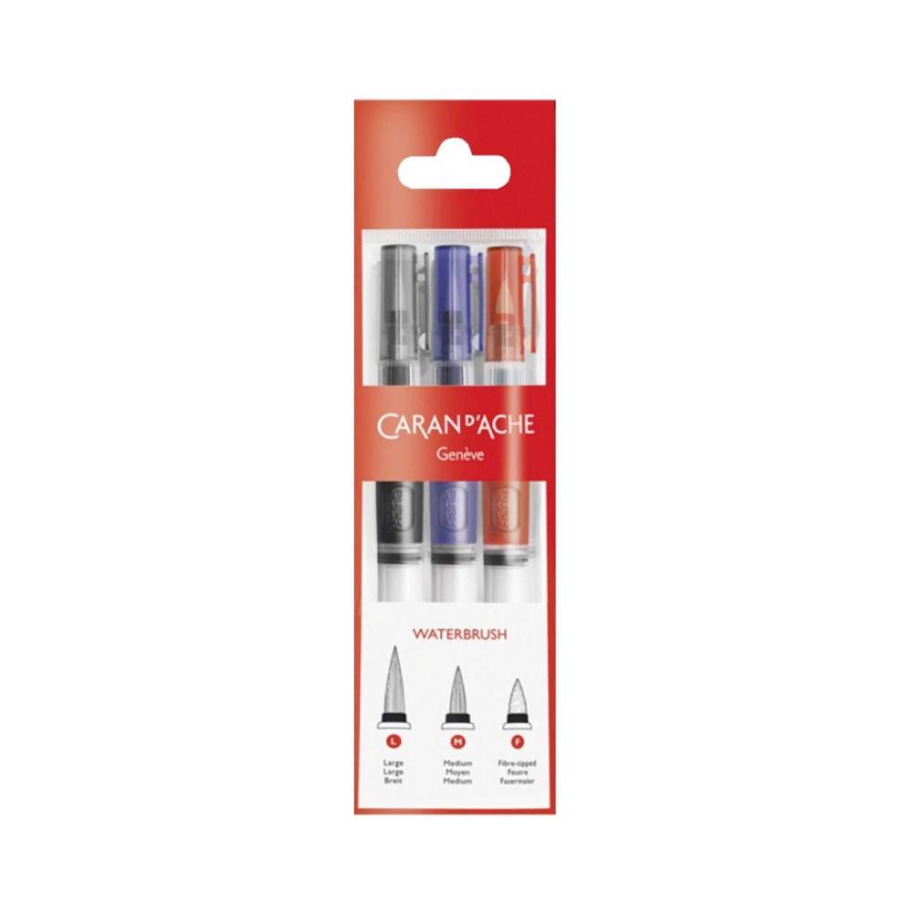 Caran d'Ache Wassertankpinsel Waterbrush 3er Set | MeinStift