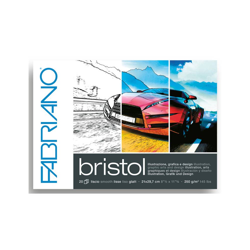 Zeichenblock Bristol A4