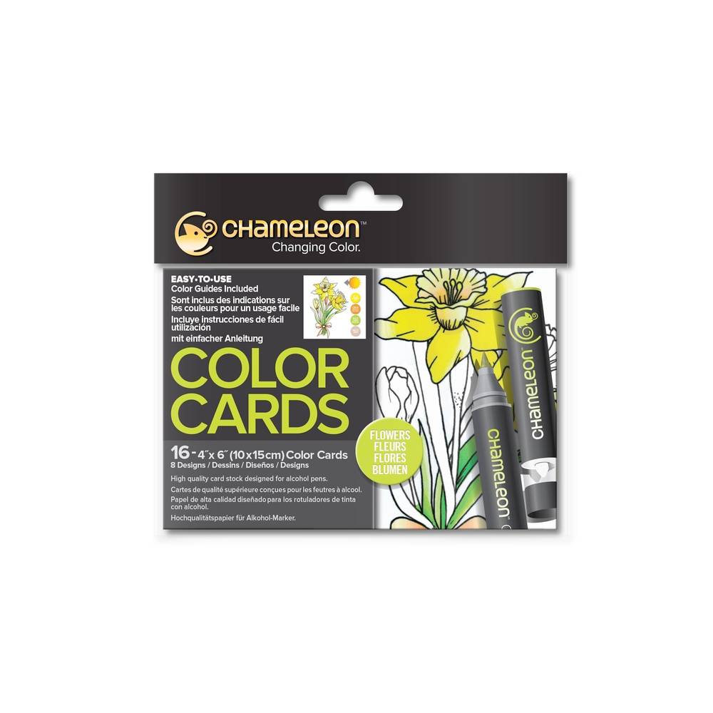 Chameleon - Color Cards Flowers 16er Set