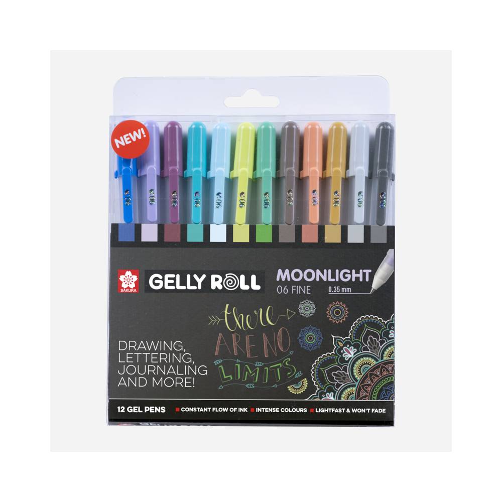Sakura Gelly Roll Moonlight 06 Fine 12 Gelstifte | MeinStift