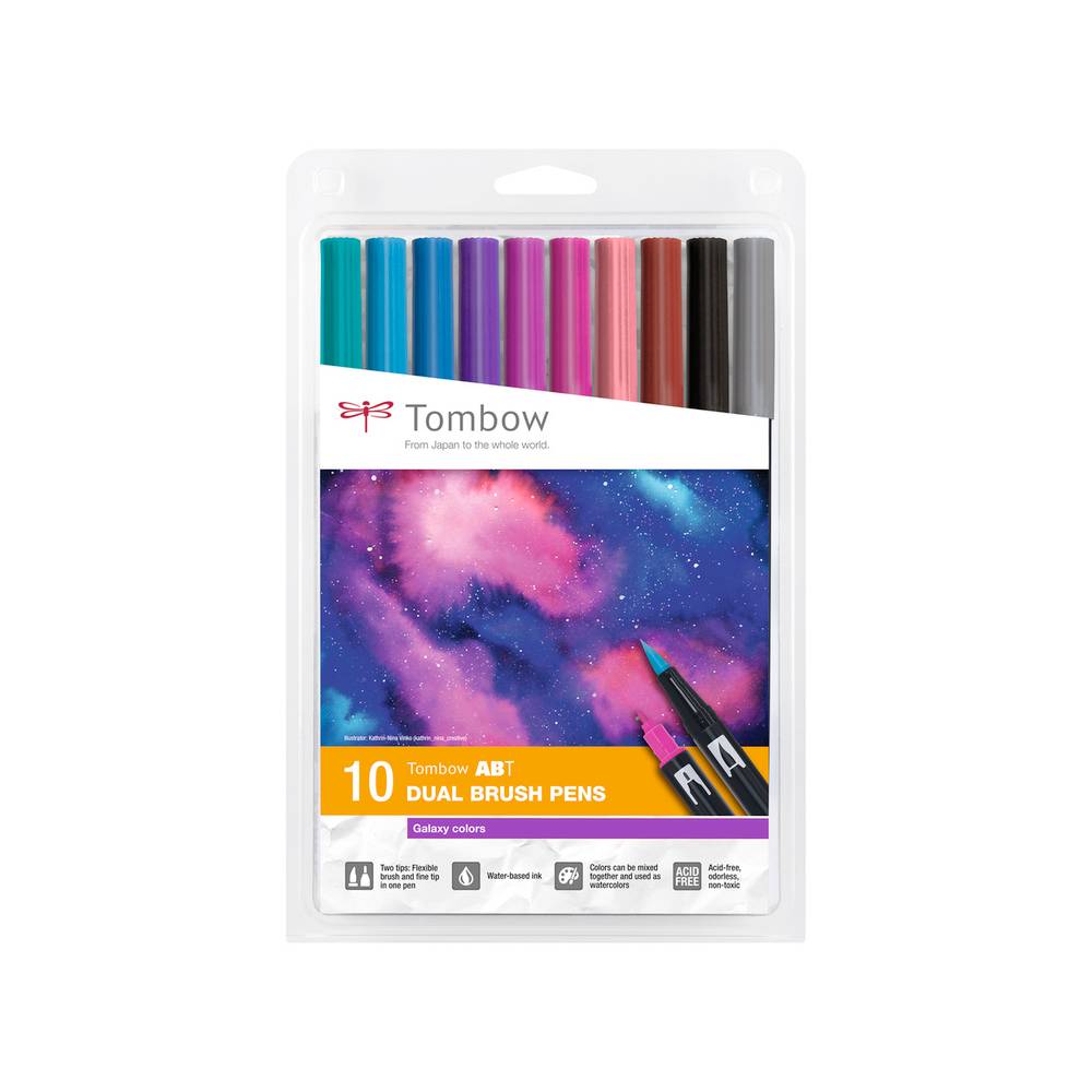 ABT Dual Brush Pen 10er Galaxy Colors