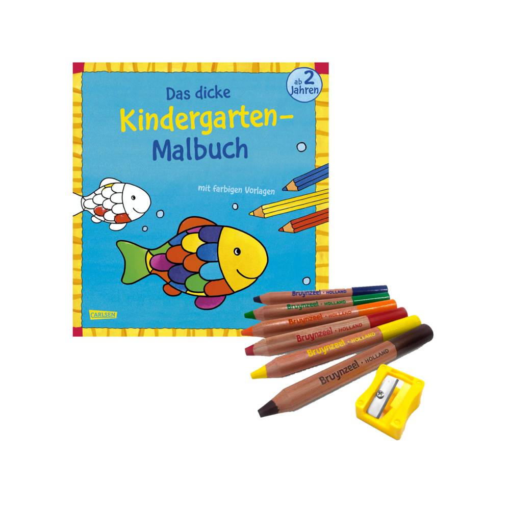 MeinStift Das dicke Kindergarten-Malbuch: | MeinStift