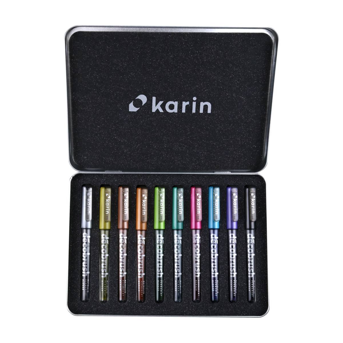 Deco Brush Marker PRO boîte en métal lot de 10