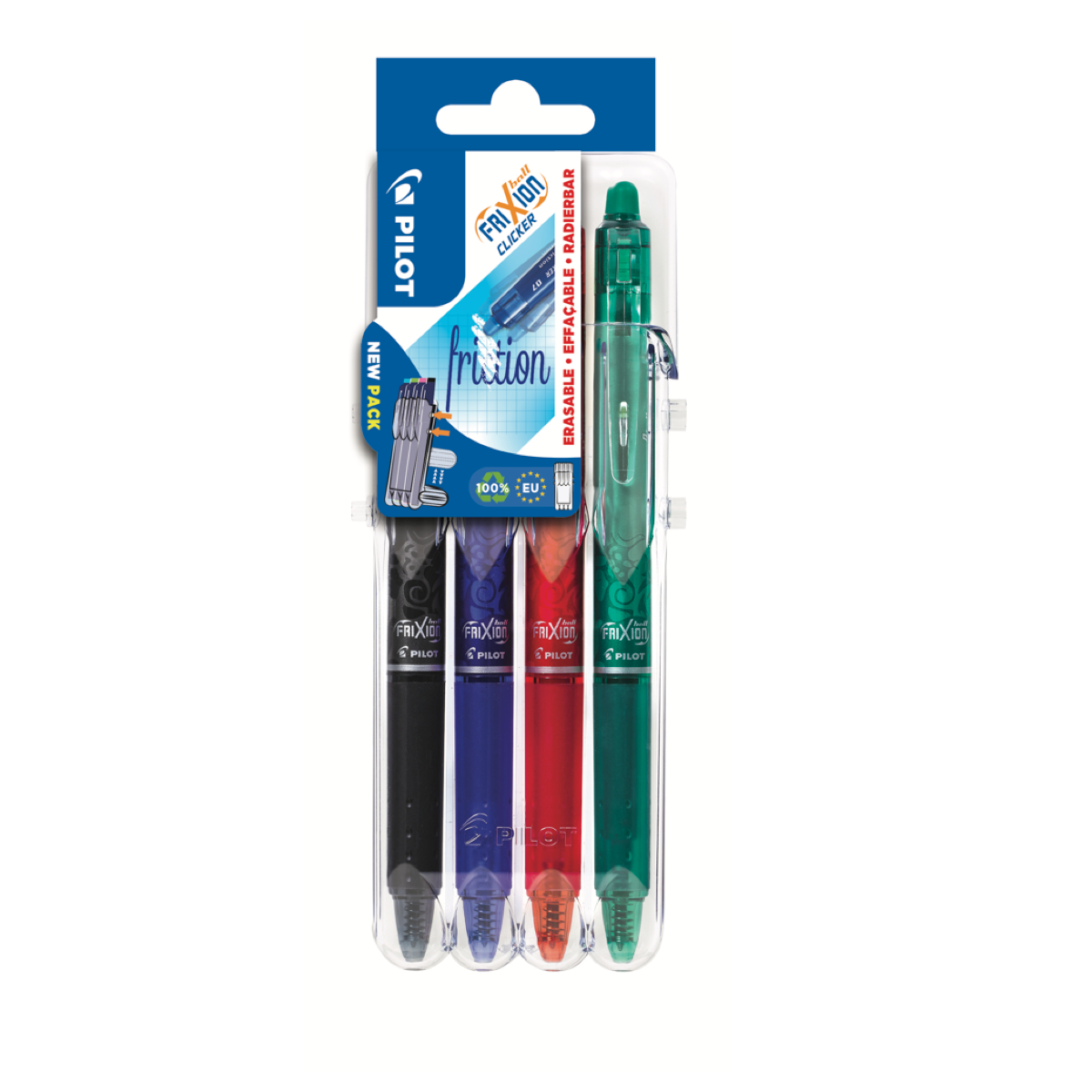 Ensemble FriXion Clicker Set2Go de 4 pièces