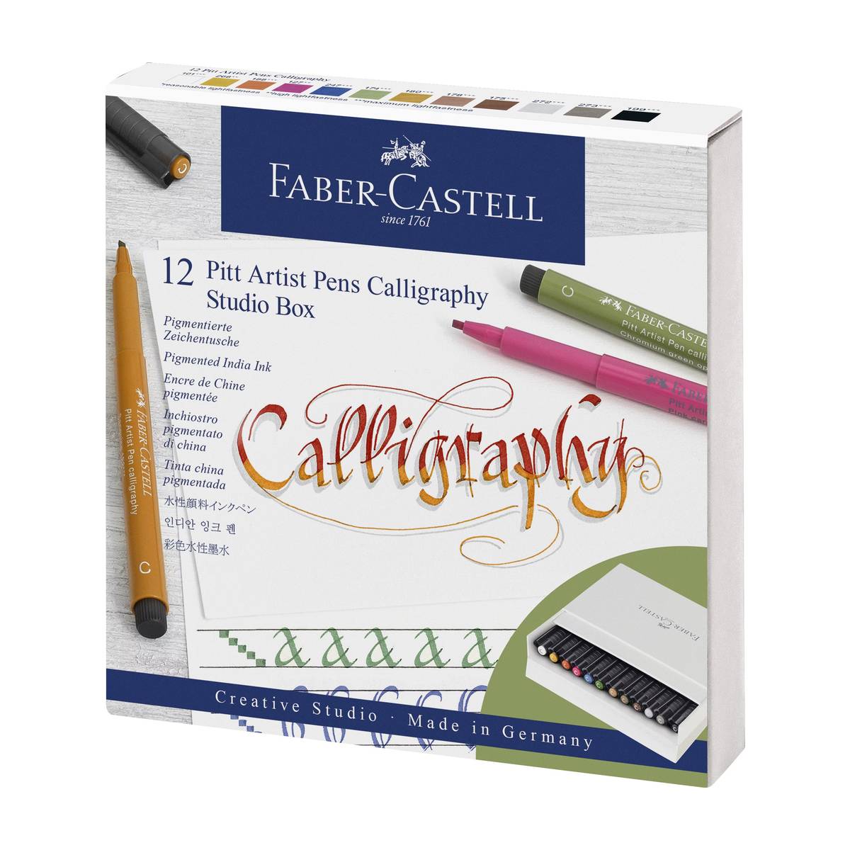 Faber-Castell Hand Calligraphy Tuschestift 12er Set | MeinStift