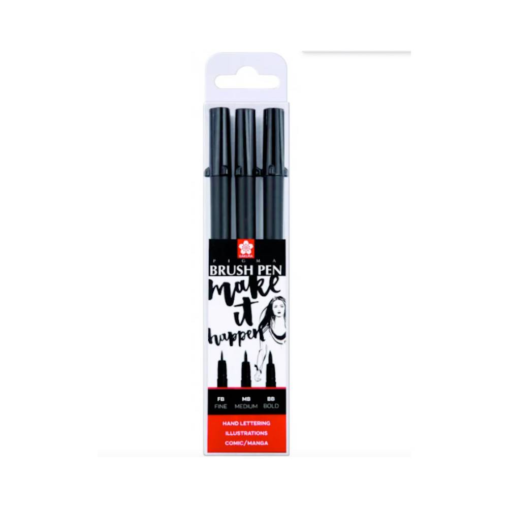 Sakura Pigma Brush Pen 3er Set kaufen | MeinStift