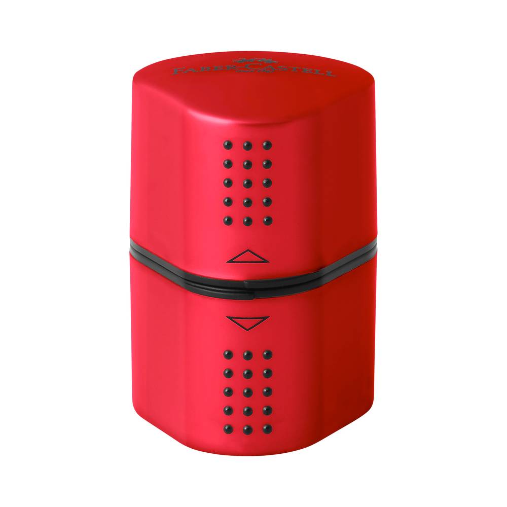 Faber-Castell Dreifachspitzdose rubinrot kaufen | MeinStift