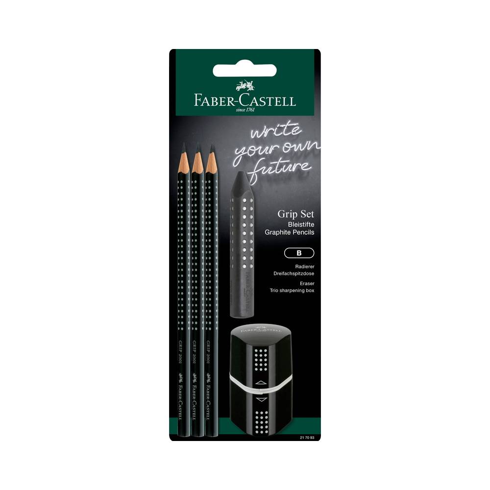 Faber-Castell Grip 2001 Bleistifte 5er Komplettset | MeinStift