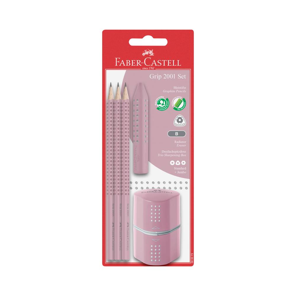Faber-Castell Grip 2001 Bleistifte 5er Komplettset | MeinStift
