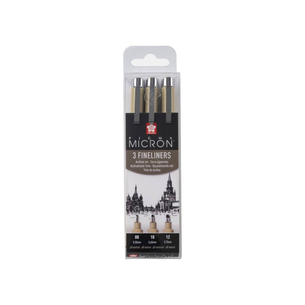 Sakura Pigma Micron Fineliner 3er Set Dick kaufen | MeinStift